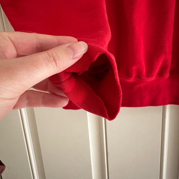 Vintage 90s Red Wings NHL Crewneck Sweatshirt Detroit Hockey Red Black Sports - Picture 4 of 12